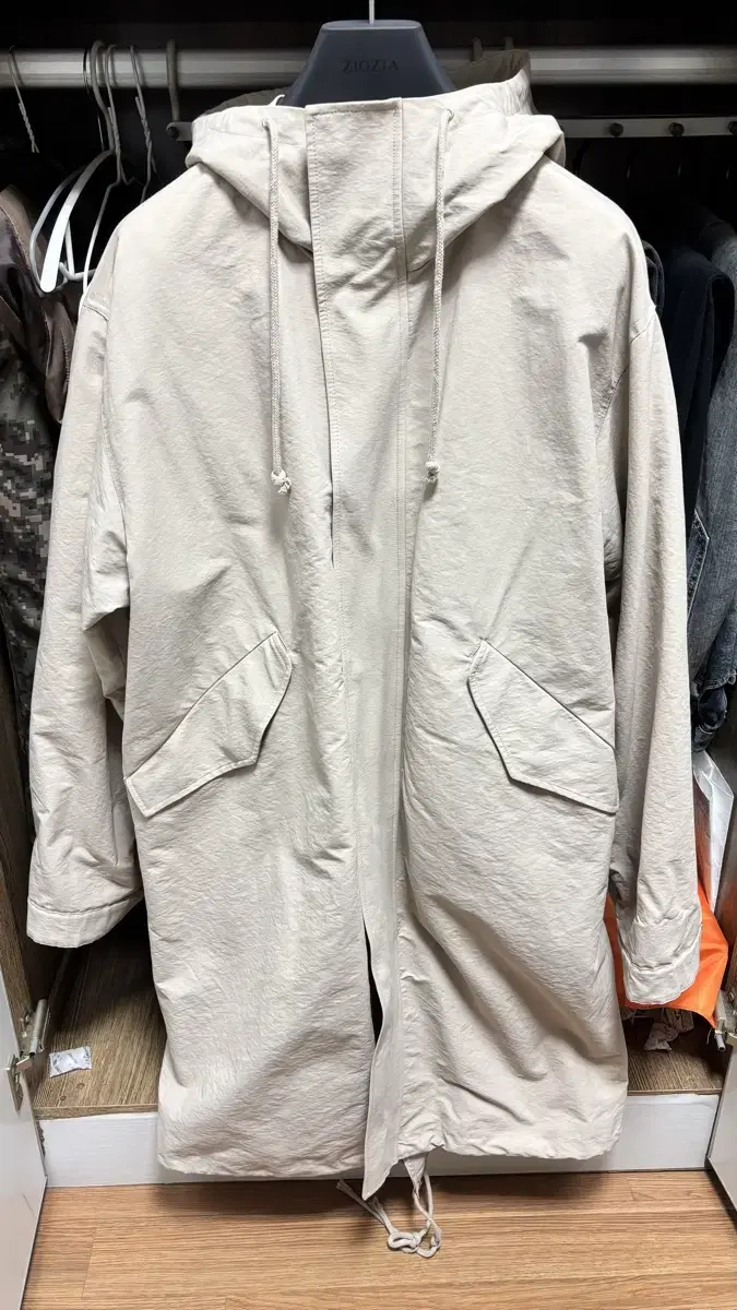 Current Long Jacket (Ivory)