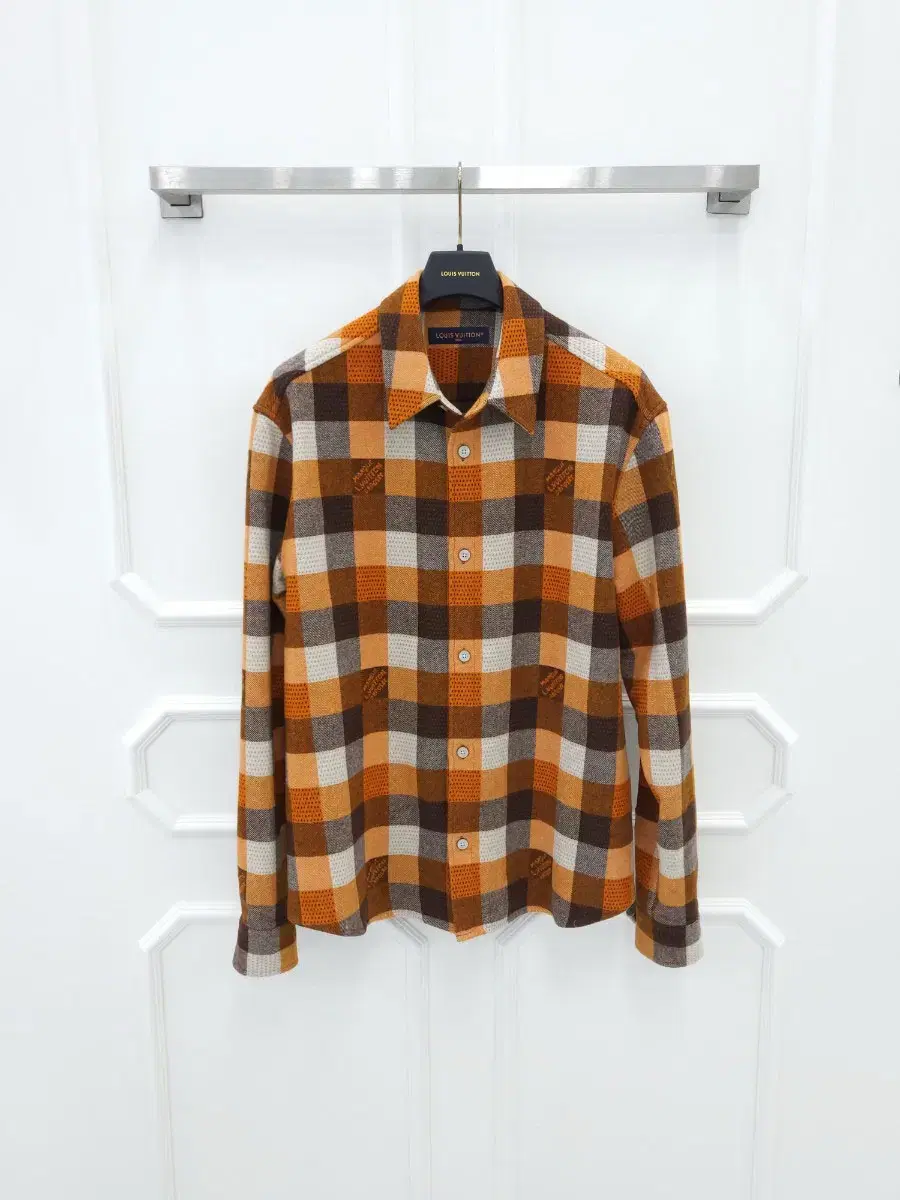 24FWLouis Vuitton Sleeved Flannel Wool ShirtXL