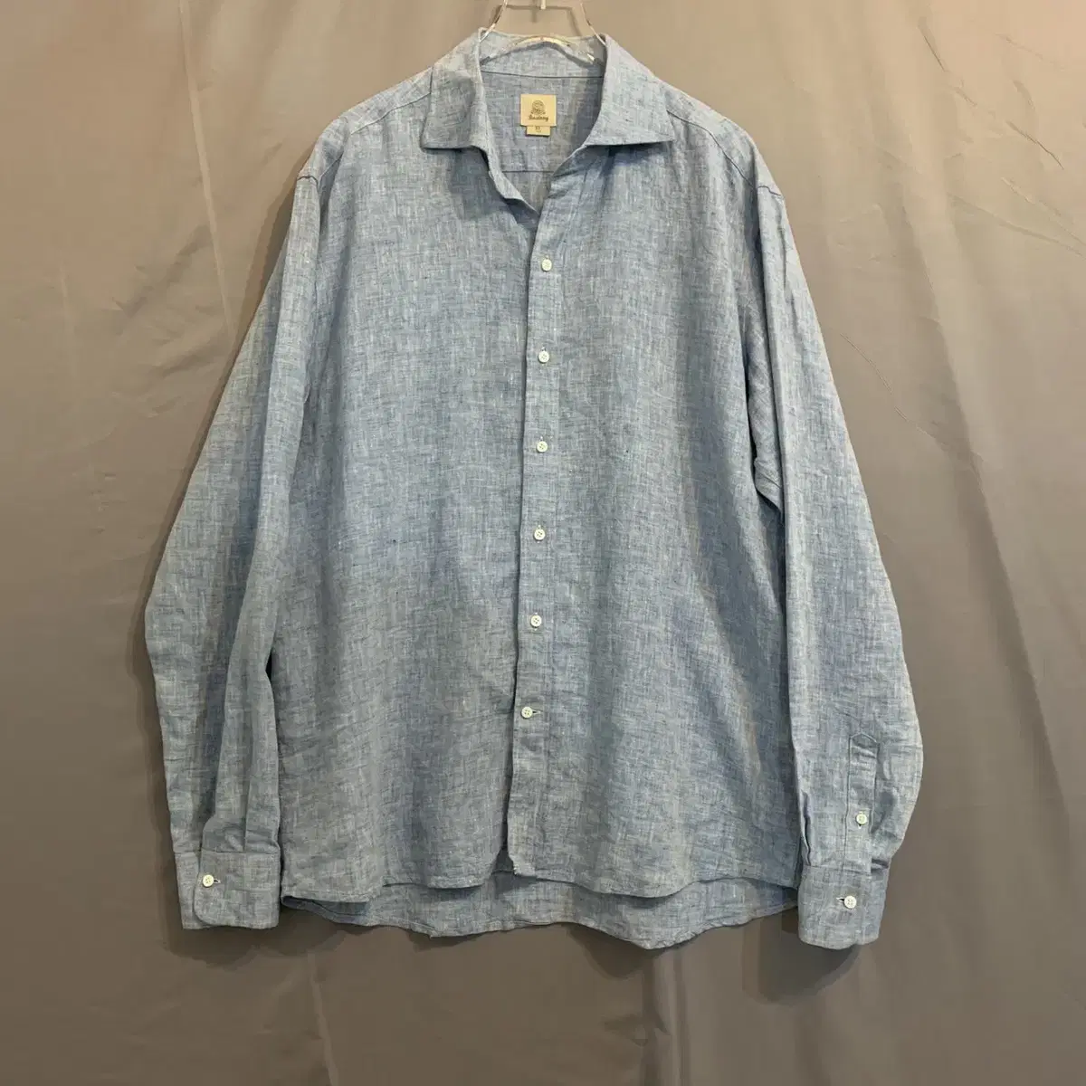 105 XL Baston Linen Wide kara Shirt