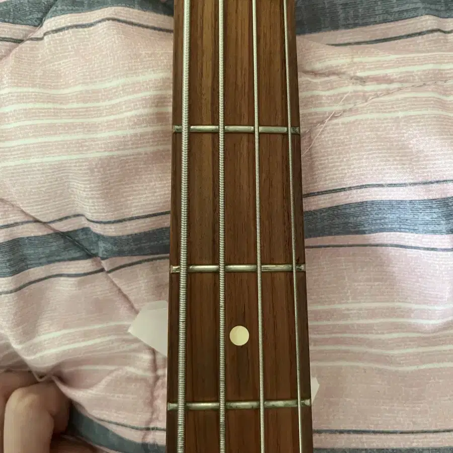 Fender bass 멕펜 베이스 폴라화이트