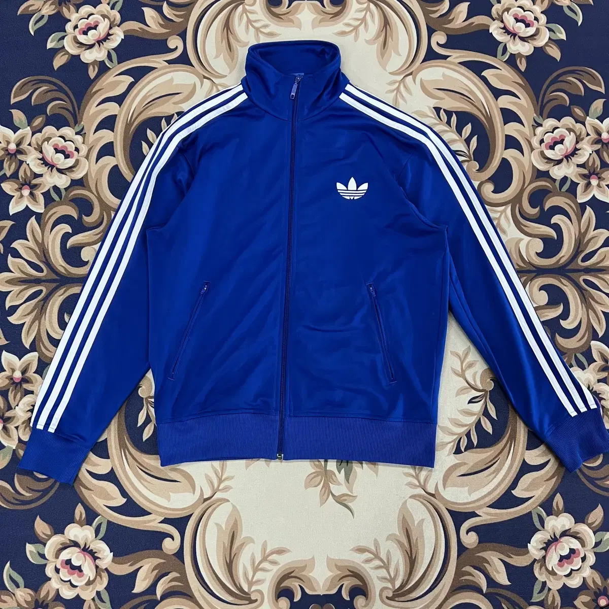 (XXL)Adidas Firebird Track Top Jersey(Bloo,Blue)