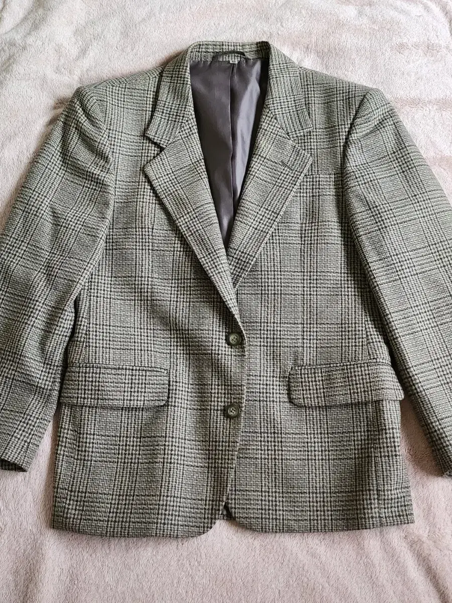 Vintage jacket retro British style hong woolen blazer Y2K