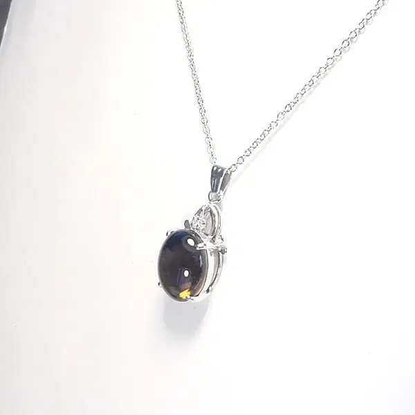 연수정 목걸이 스모키 쿼츠 펜단트 smoky quartz pendant