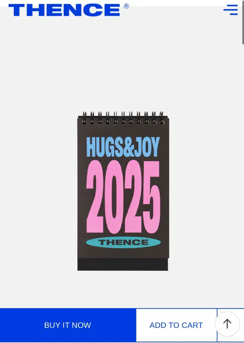 THENCE 덴스 2025 desk calendar 탁상달력