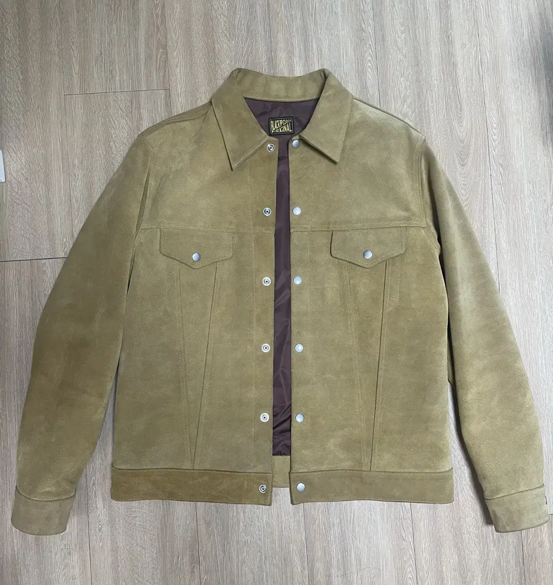 [XL] Black PP Suede Jacket