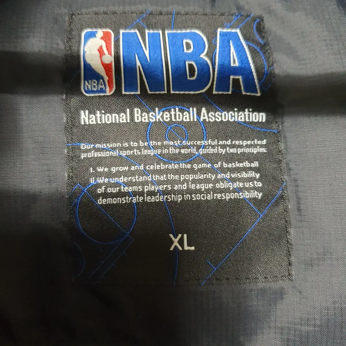 K-77 NBA 남성 오리털 패딩조끼 XL