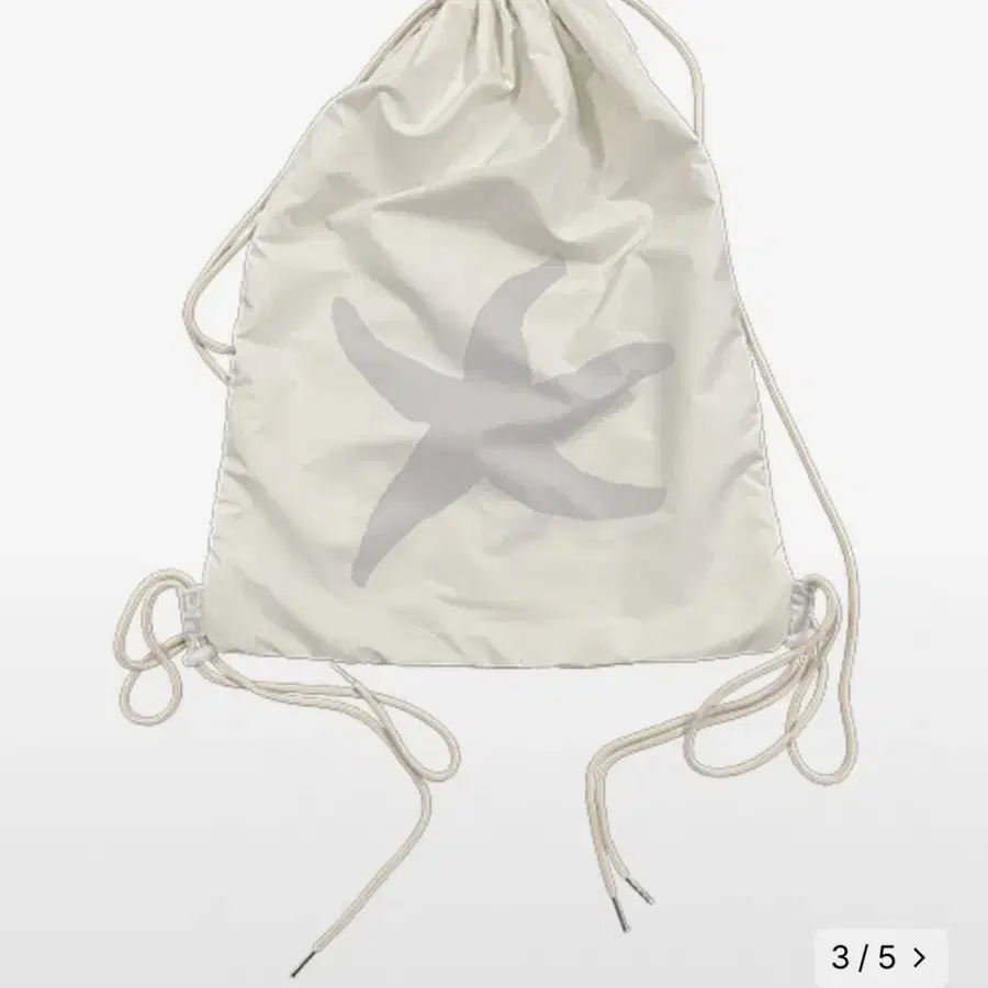 TCM starfish reversible gym sack (ivory)