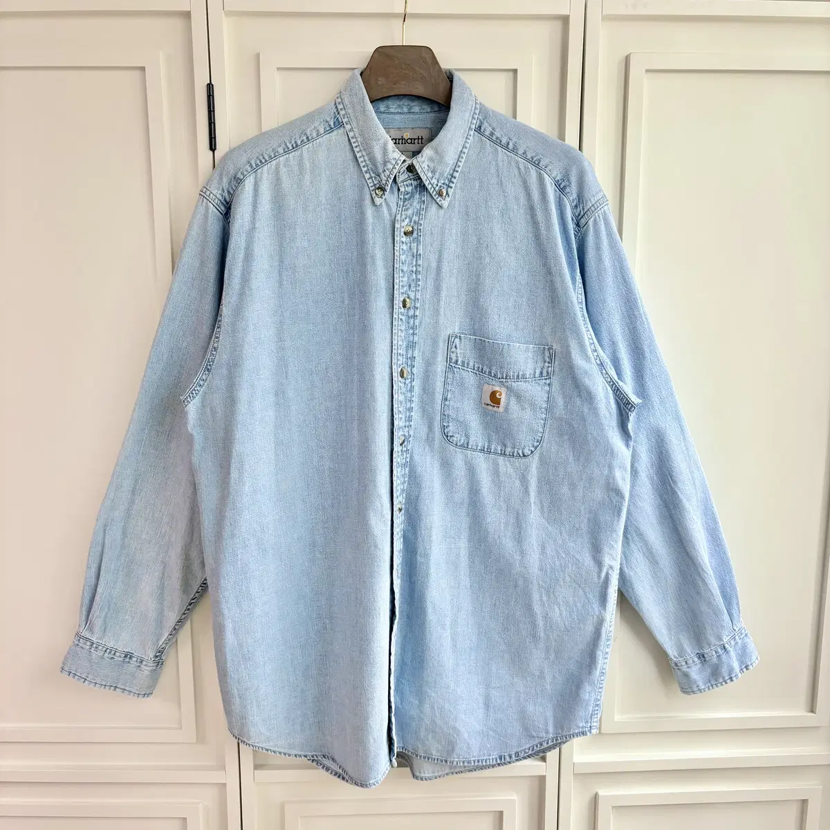 [2XL]Calhart Light Blue Denim Shirt C6255