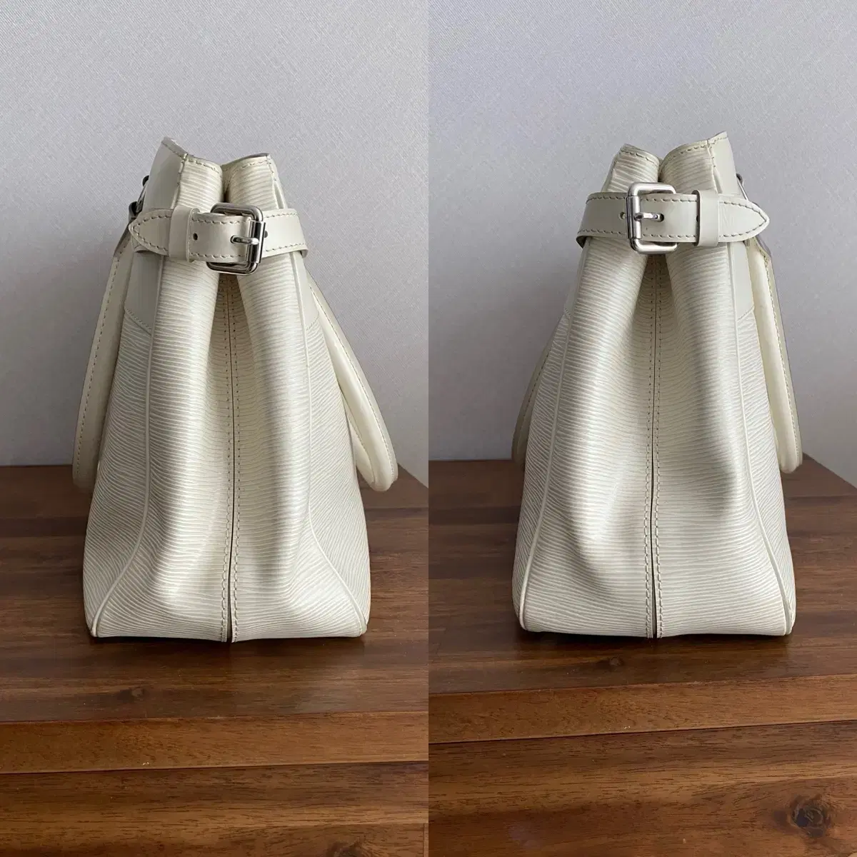 LOUIS VUITTON Passy GM Epi Leather Ivory