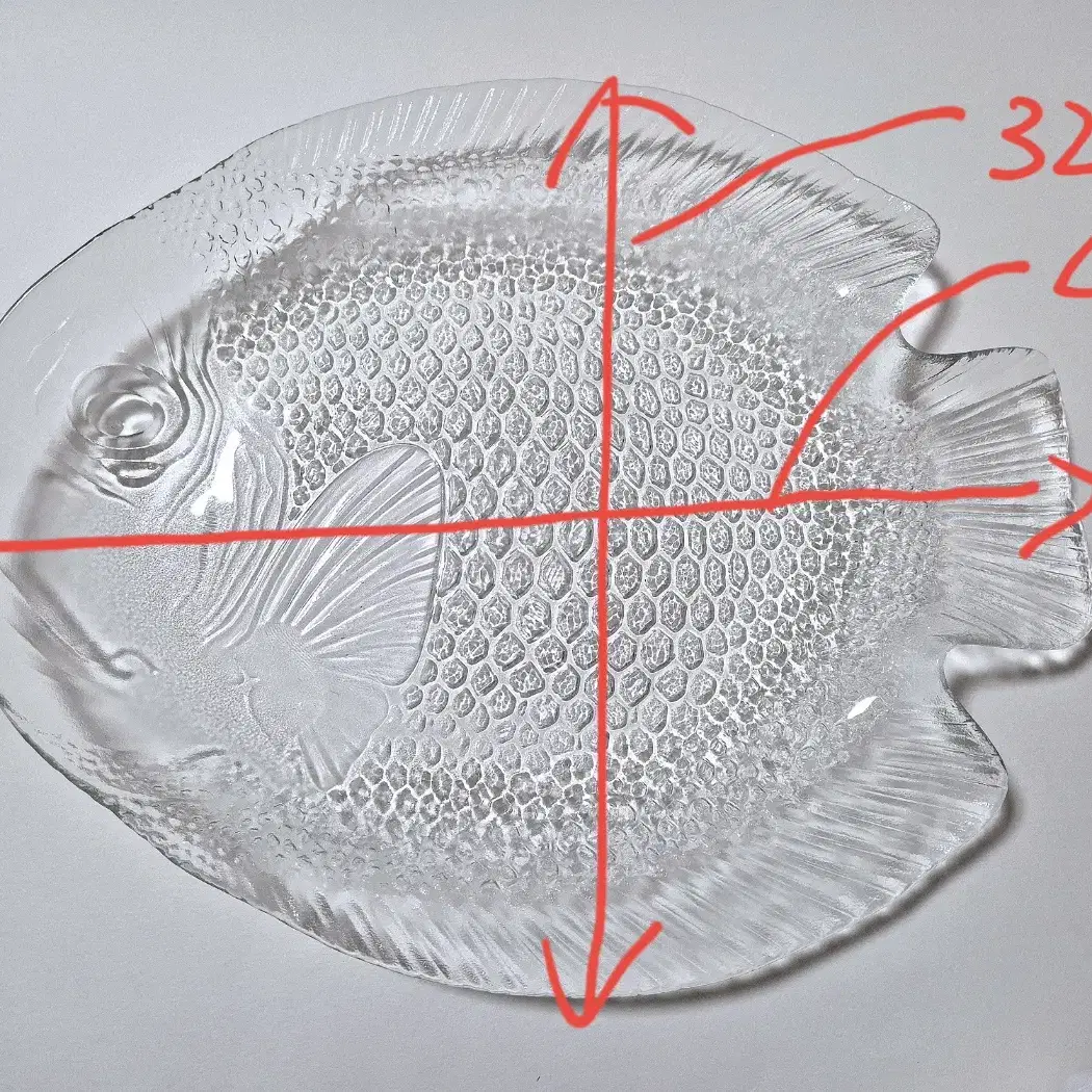 (미사용) 물고기 모양 접시 4PCS