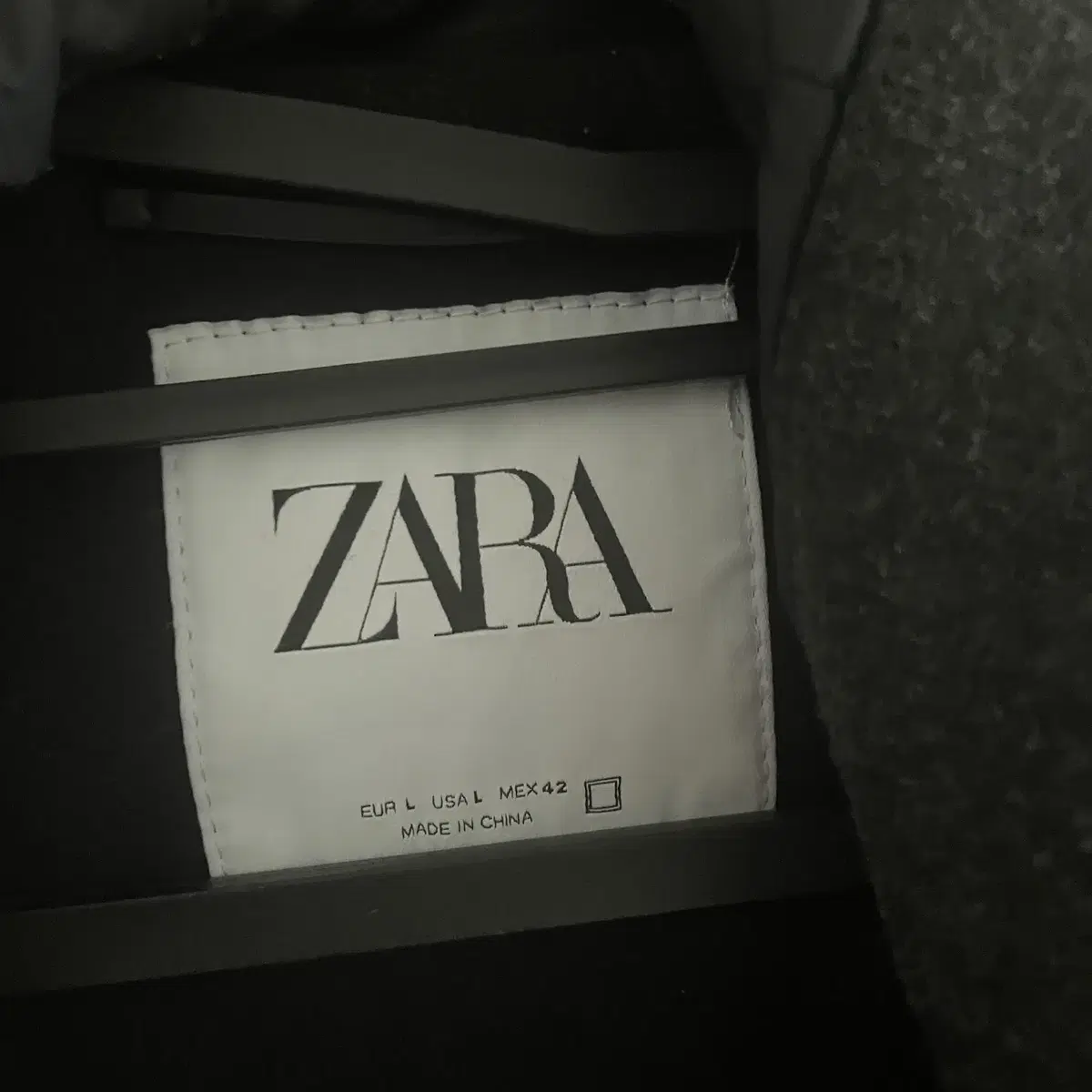 [새상품급] 정품 ZARA 자라 레이어드 코트 후드 자켓 [L]