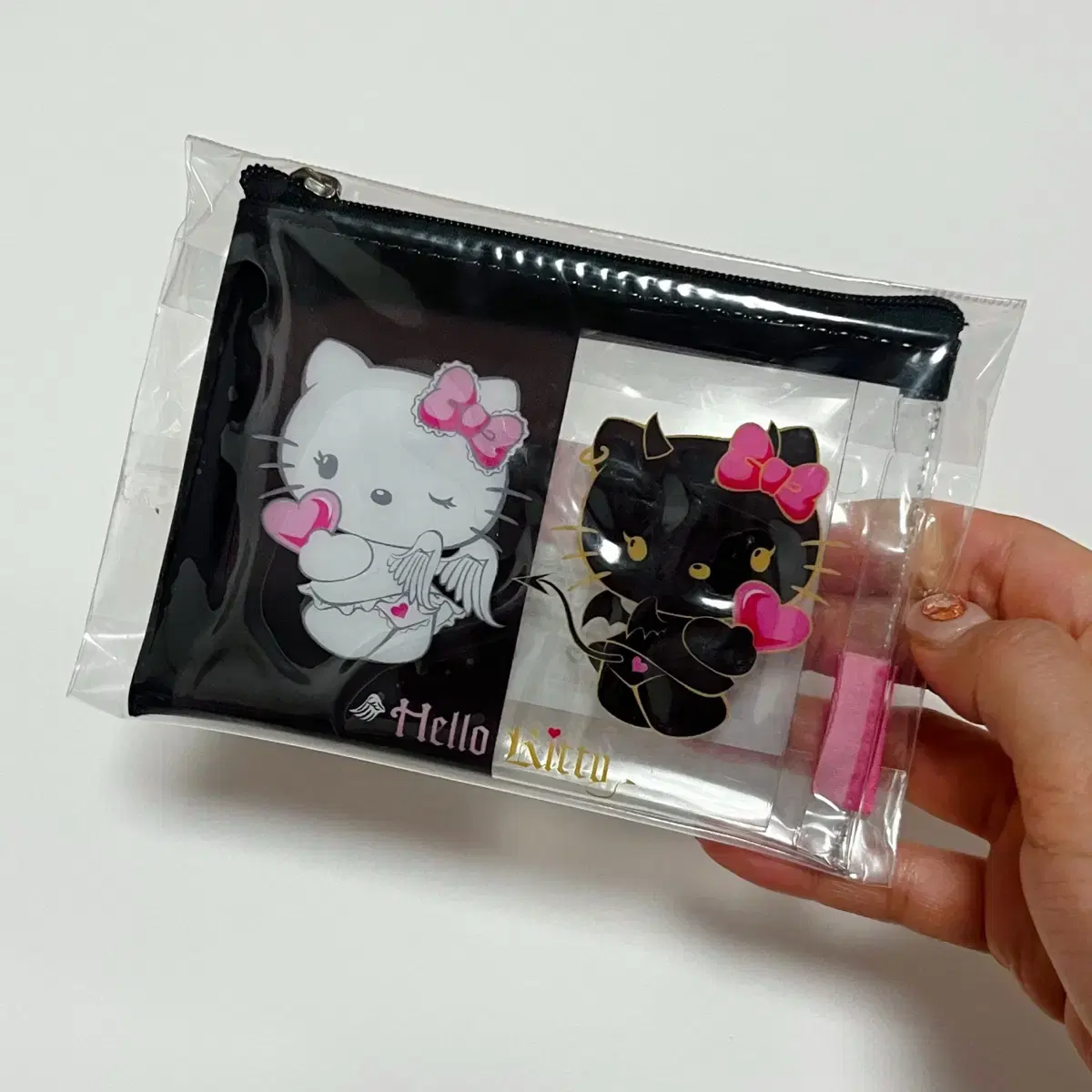 Hello Kitty 50th Anniversary Angel Devil Pouch