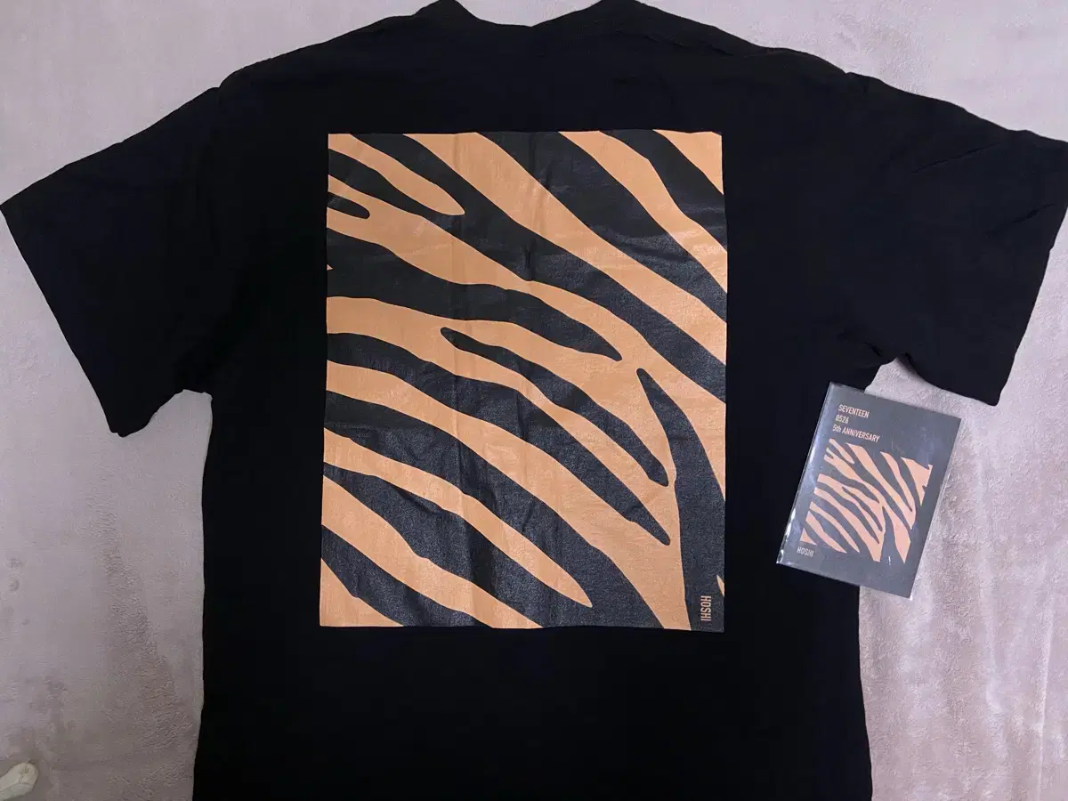 Seventeen hoshi 5th Anniversary Tiger T-shirt Goods md md