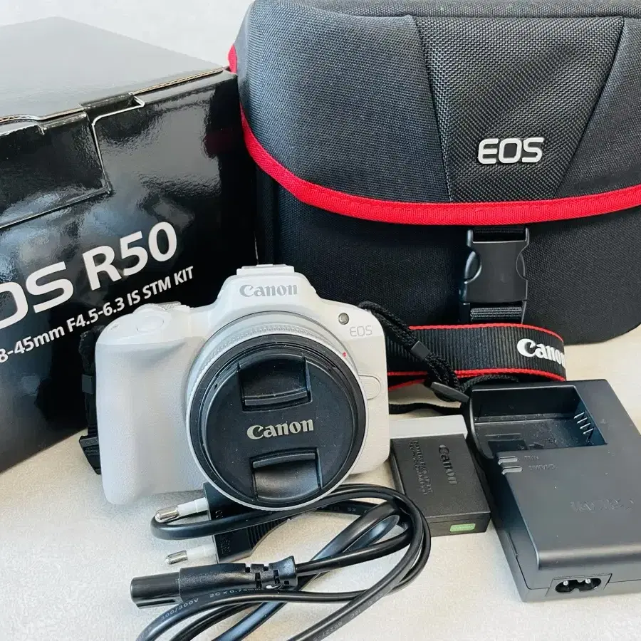 eos r50 화이트 풀박