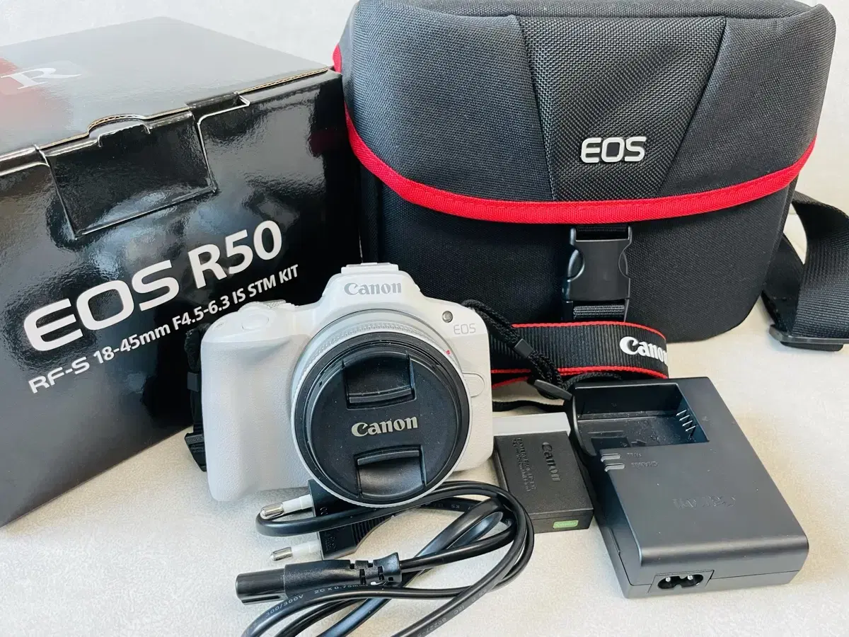 eos r50 화이트 풀박