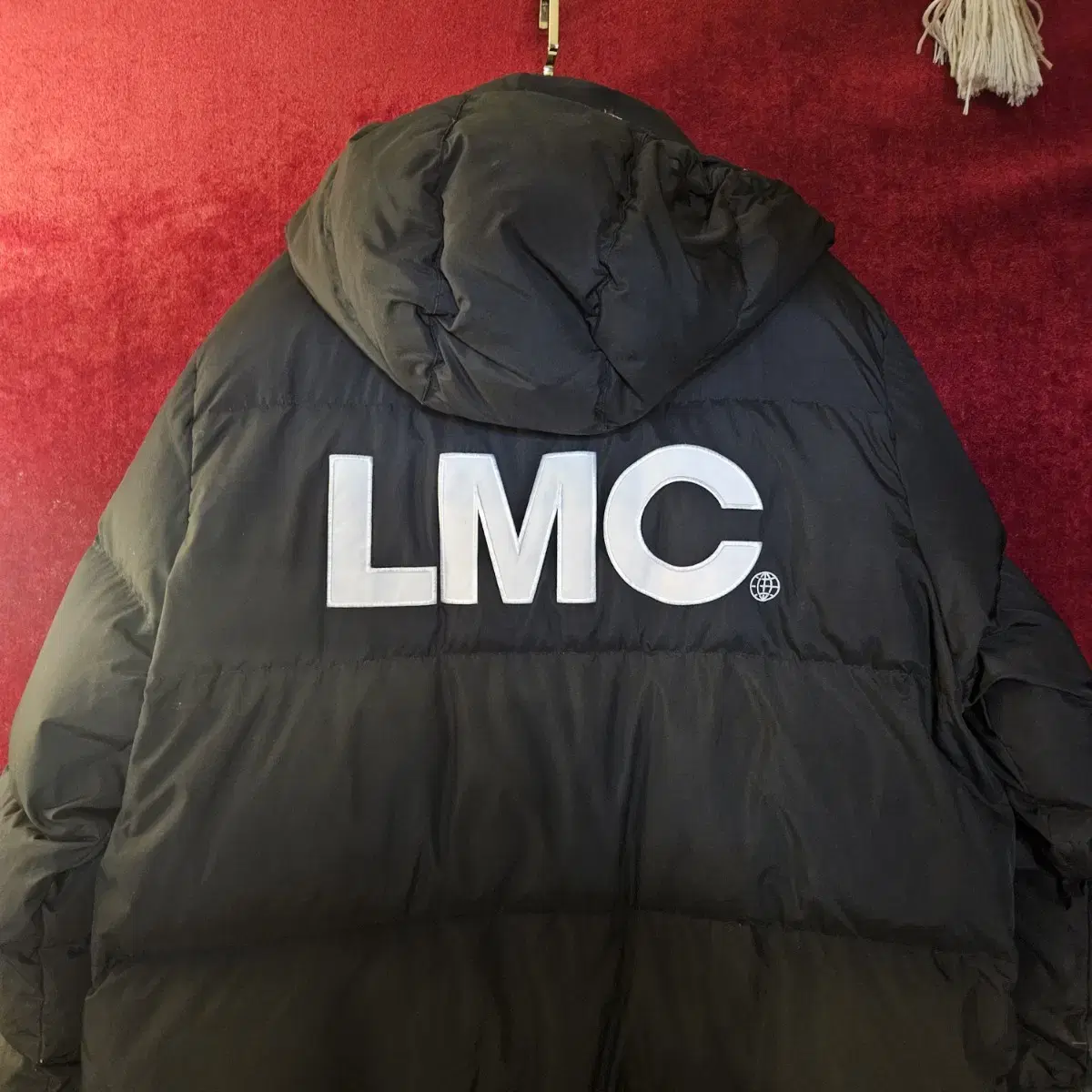 LMC 빅로고 오리털 롱패딩 M size(95-100)