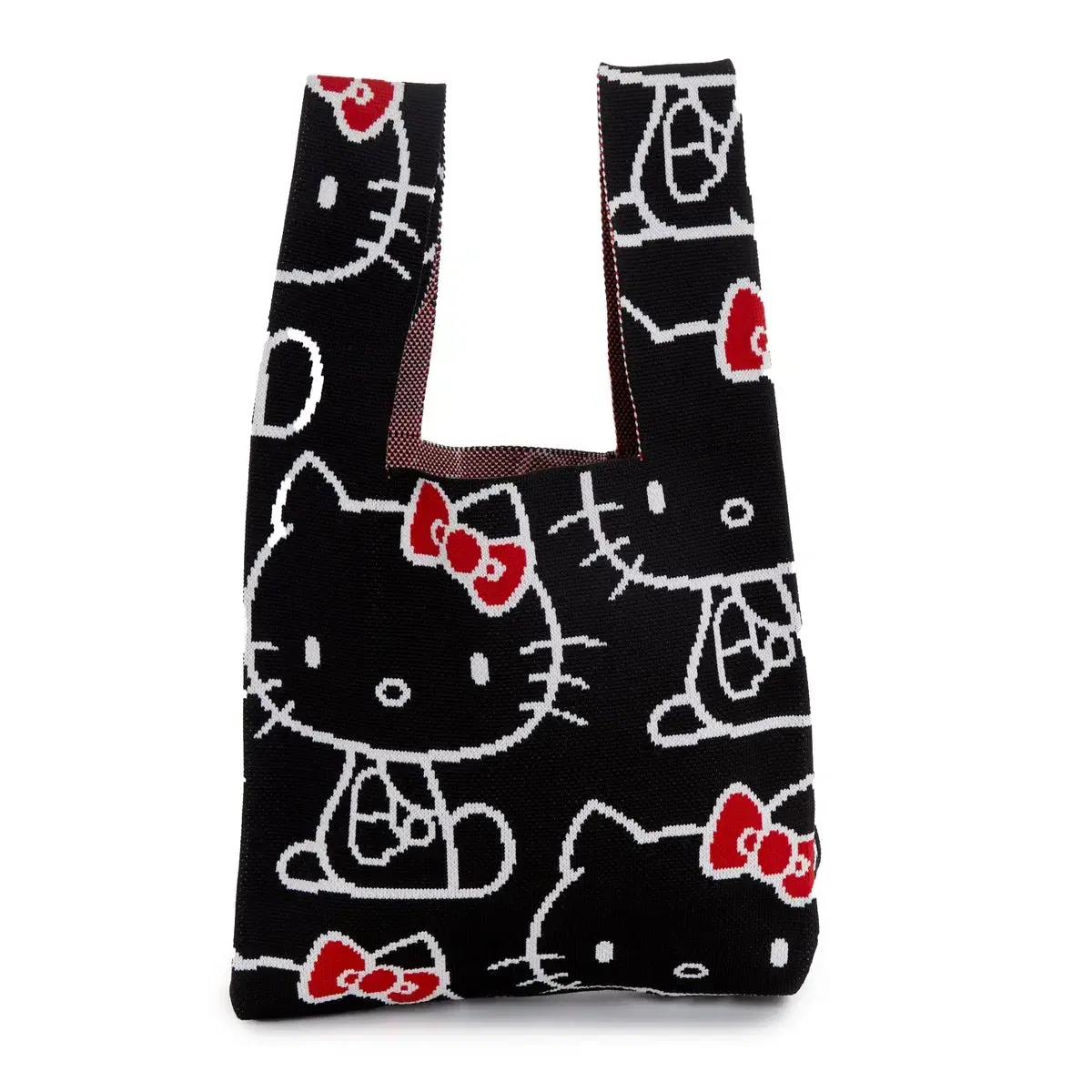 Sanrio Kitty Black Knit Bag