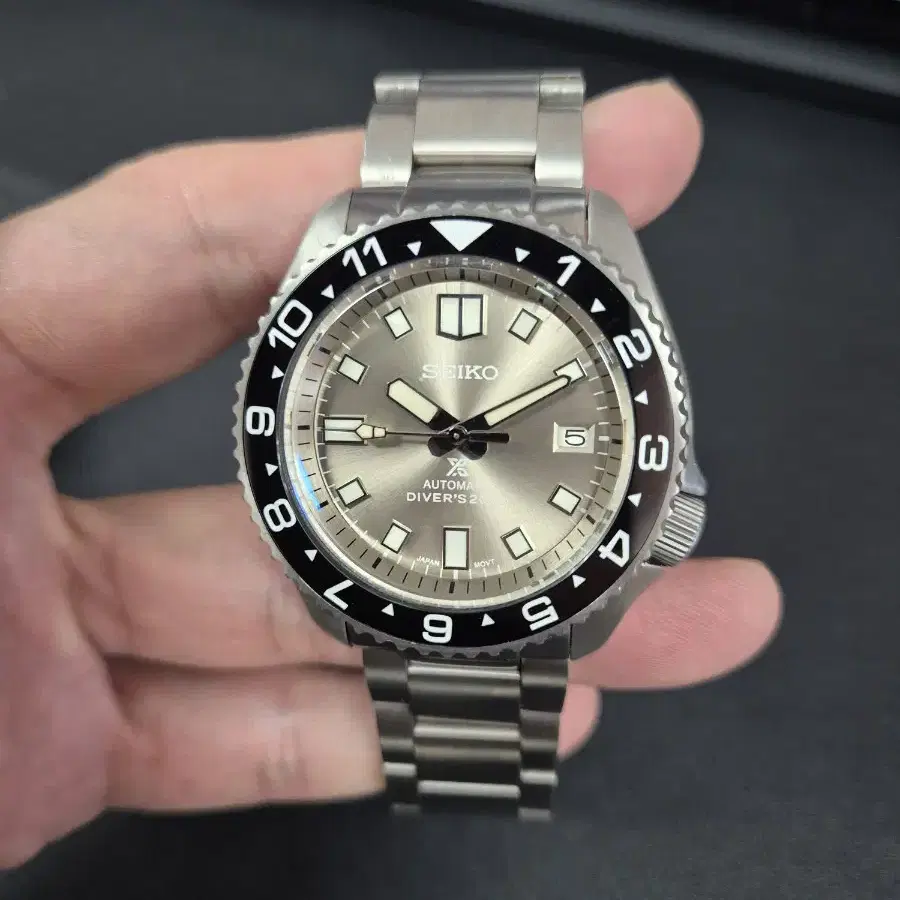 SKX007 스타일 커스텀 티타늄 다이버시계 42mm 사이즈