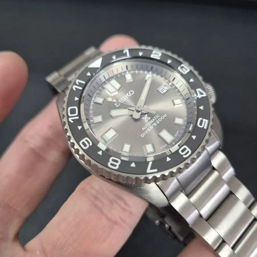 SKX007 스타일 커스텀 티타늄 다이버시계 42mm 사이즈