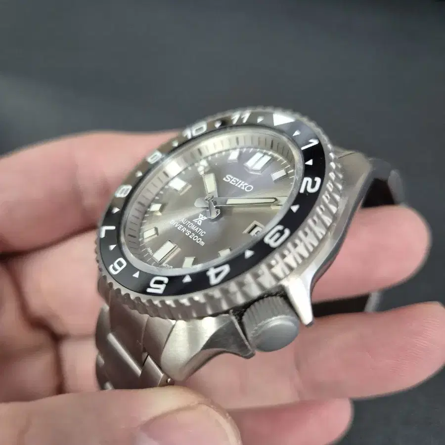 SKX007 스타일 커스텀 티타늄 다이버시계 42mm 사이즈