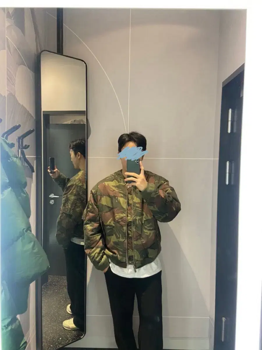 [L]Nike Life Woven MA-1 Flight Jacket Camo New