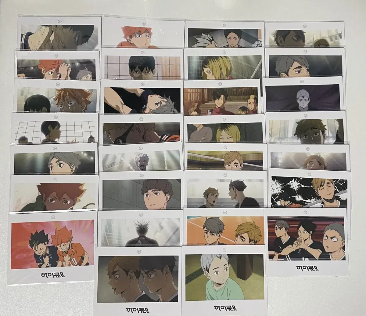 Haikyuu pop up pre-order benefit polaroid kard 30 Kinds of Tsunami