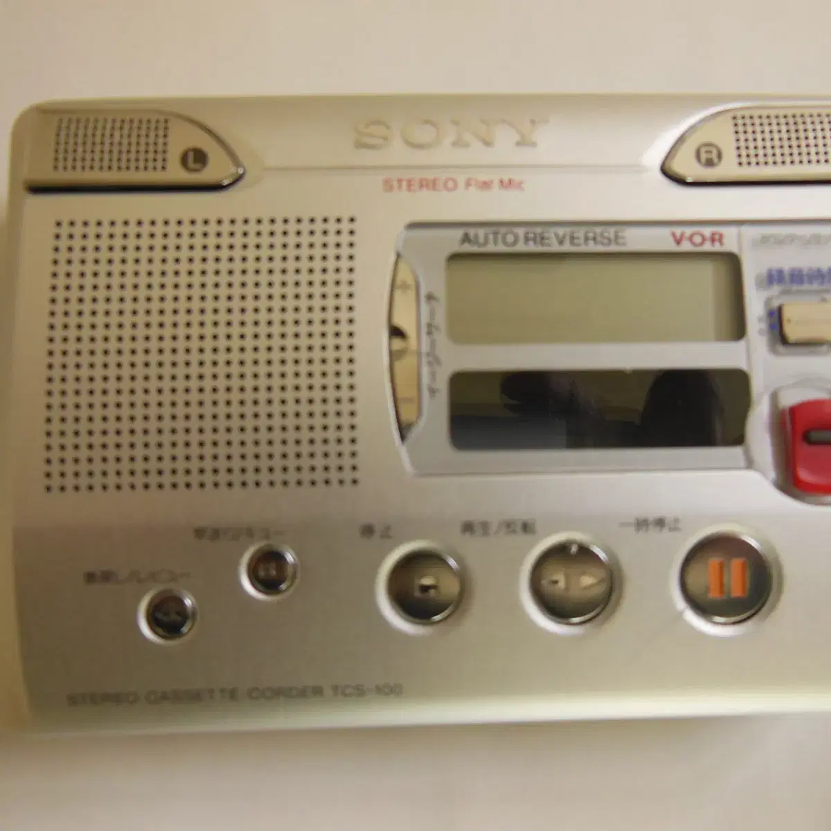 SONY  TCS-100  워크맨  작동품