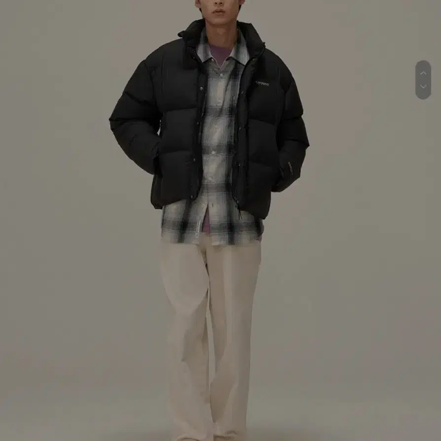 커버낫 22FW 공용 오리털 숏 패딩 L size