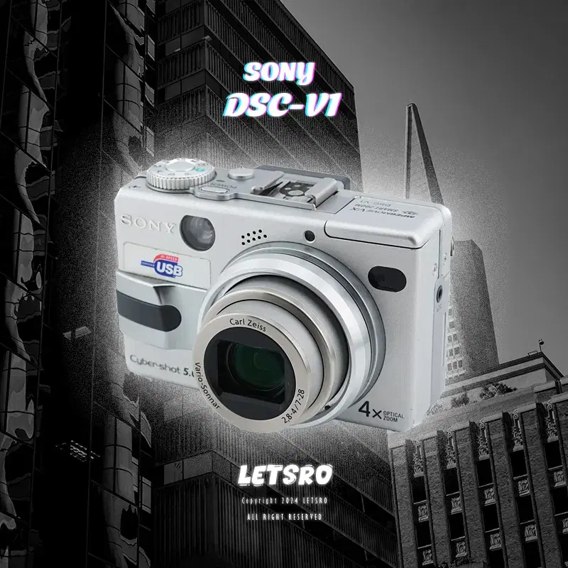 소니 SONY DSC-V1 실버 빈티지 디카 레트로 카메라