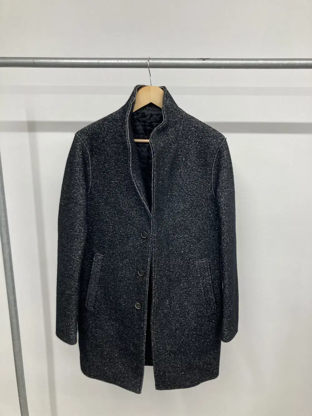 Time Homme Lined Quilted Coat