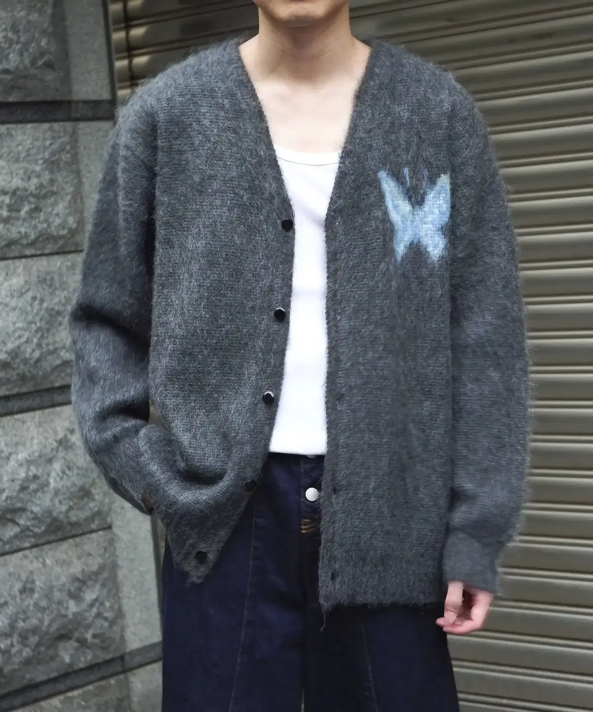 [Overseas] Needles X Studios Papillon1 Mohair Cardigan 24FW