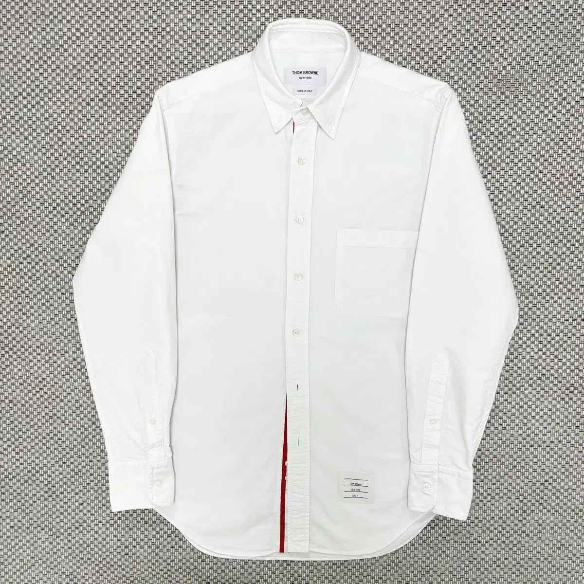 [2] Thom Browne Hidden Three-Wire Shirt