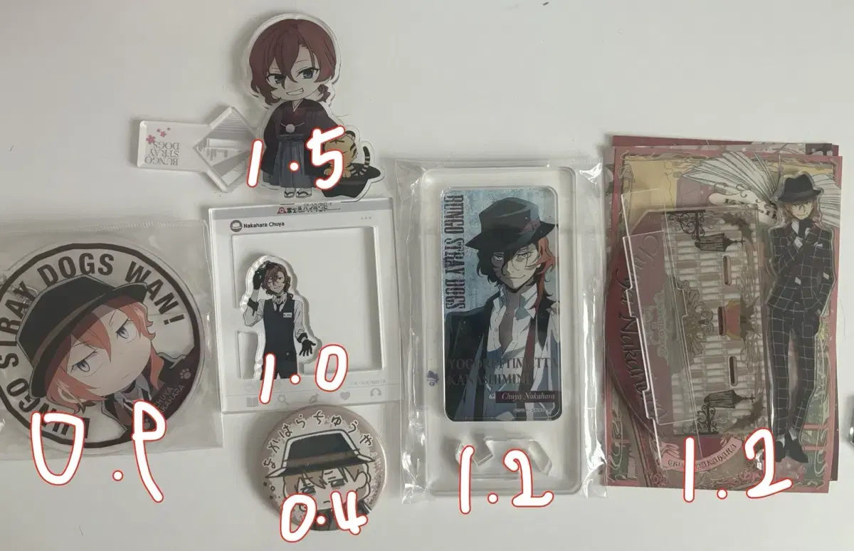 Nakahara Chuuya acrylic wts