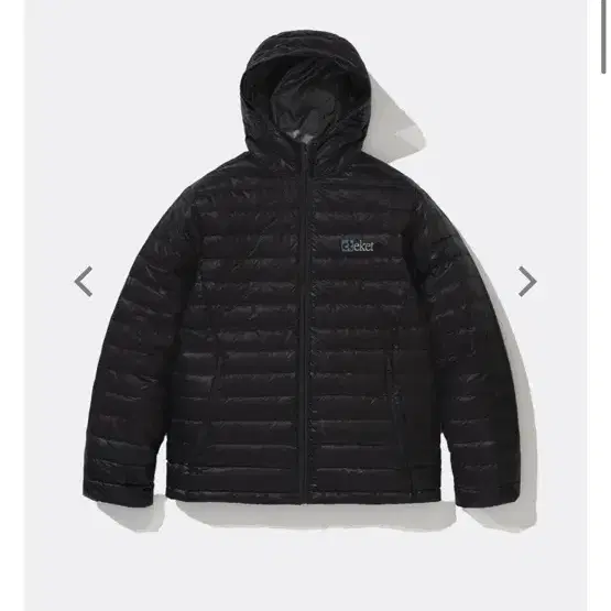 테켓 PLAN LIGHTWEIGHT DOWN JACKET-BLACK