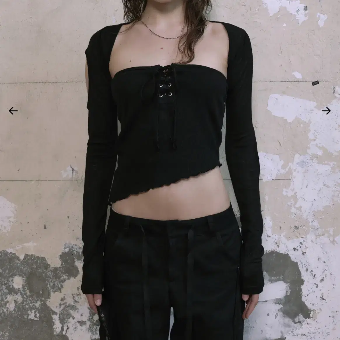 보헤미안서울 볼레로(SLEEVE HOLE BOLERO, BLAC