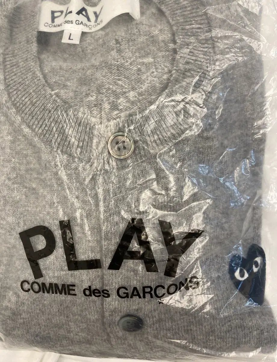 Genuine 100% Comme des Garçons Cardigan L (2024 Unisex U-Neck)