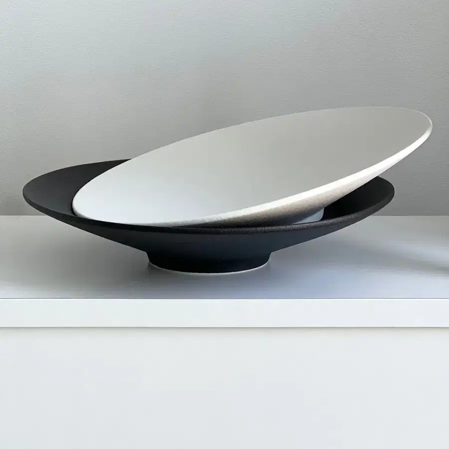 Dining plate(Black) / 원형플레이트 메인접시 파스타접시