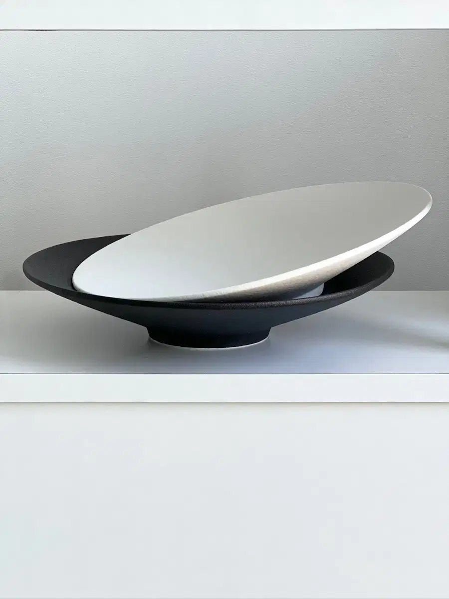 Dining plate(Black) / 원형플레이트 메인접시 파스타접시