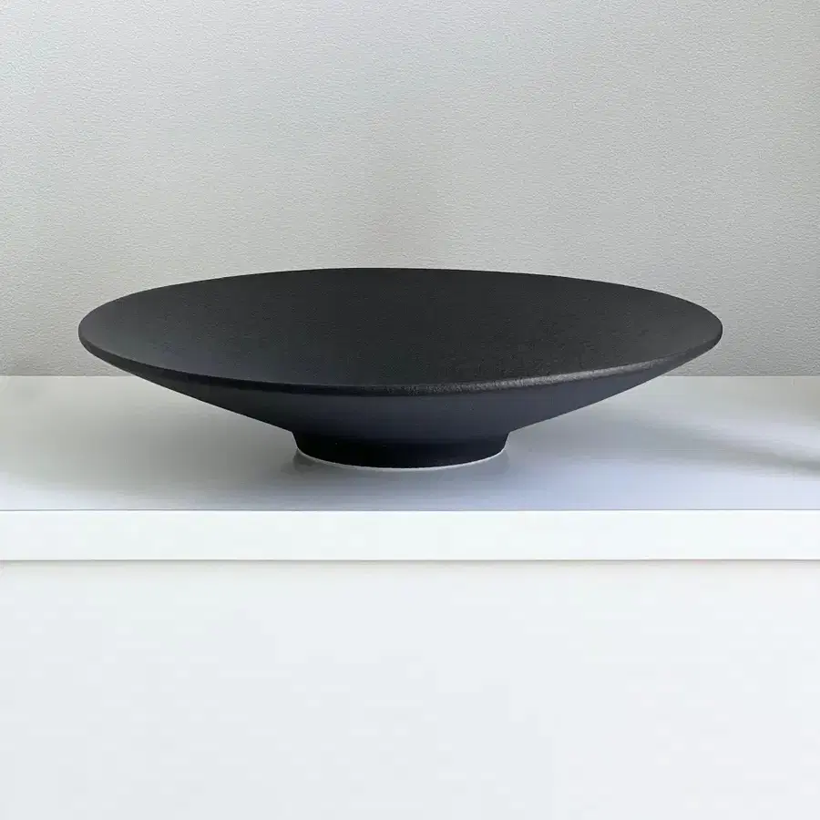 Dining plate(Black) / 원형플레이트 메인접시 파스타접시