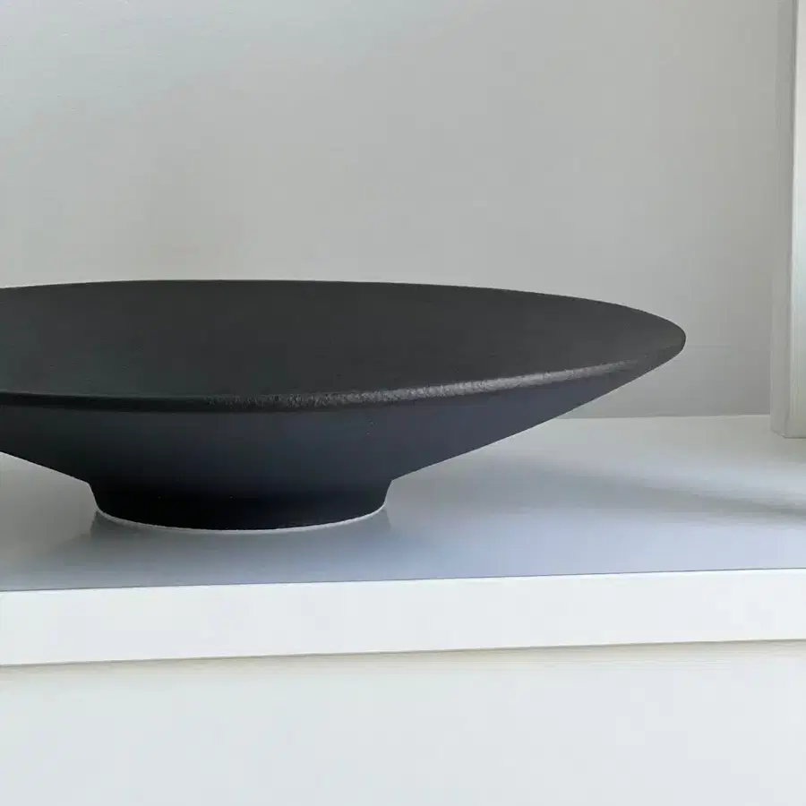 Dining plate(Black) / 원형플레이트 메인접시 파스타접시