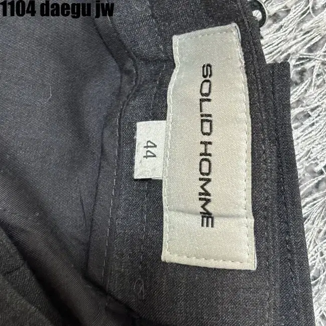 44 SOLIDHOMME PANTS 솔리드옴므 바지