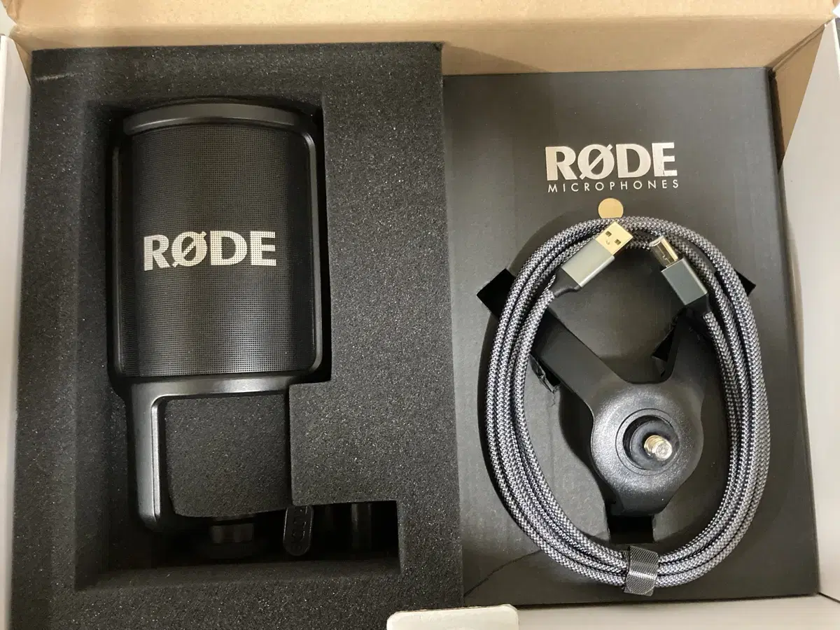 로데 마이크 rode nt usb, bm88 로우프로파일 마이크암