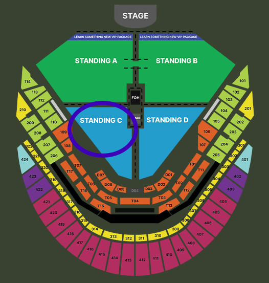 Charlie Puth 12/8(Sun) 18:00 pm Standing C Zone 2 Seats WTS