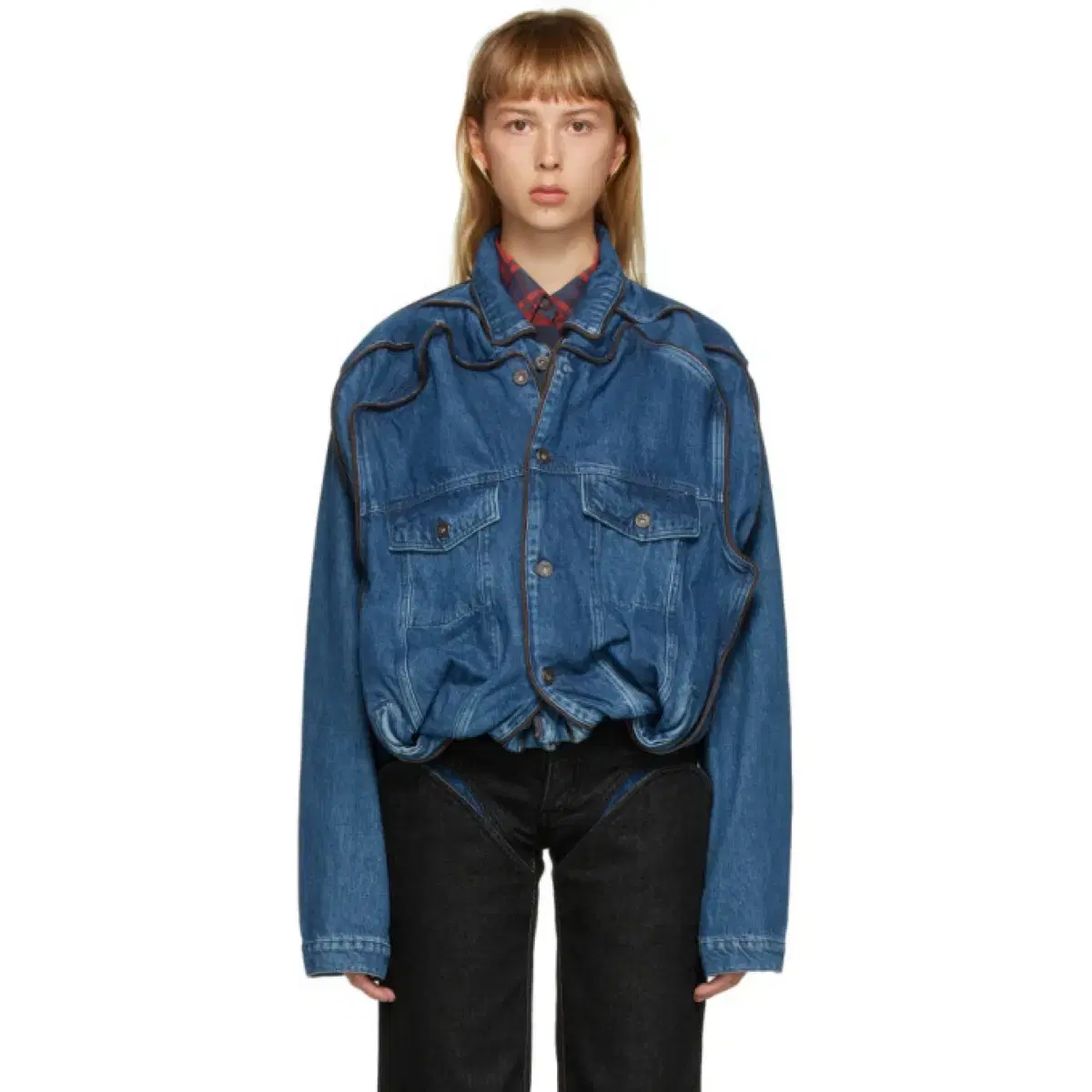 (final price)Y/PROJECT Double Layer Denim Jacket