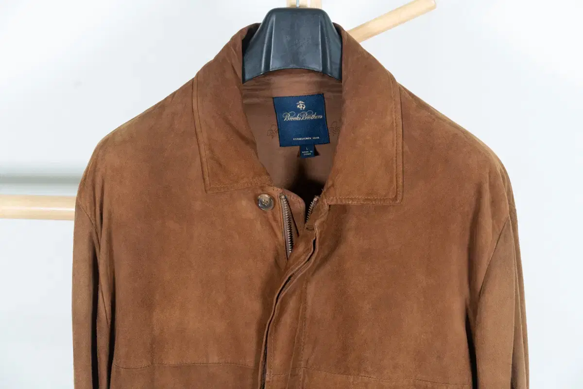 Brooks Brothers Suede Car Coat