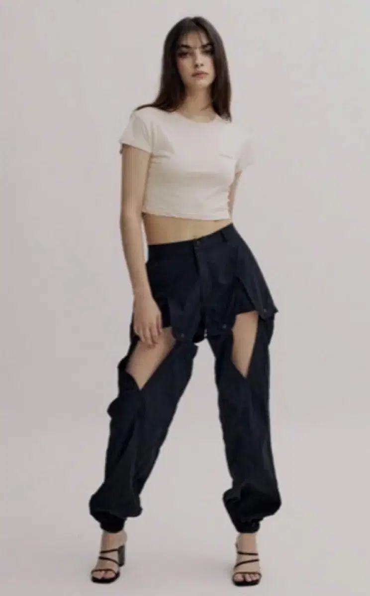 쓰리타임즈 Diamond cut trousers