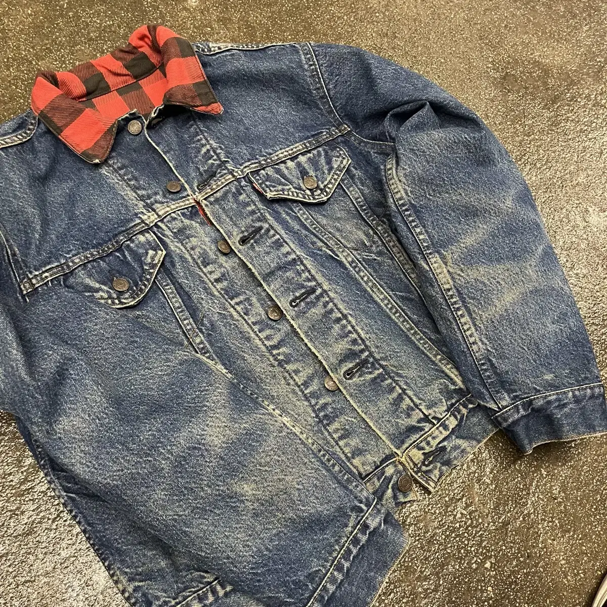 80s USA Levis 데님 트러커 자켓 (100)