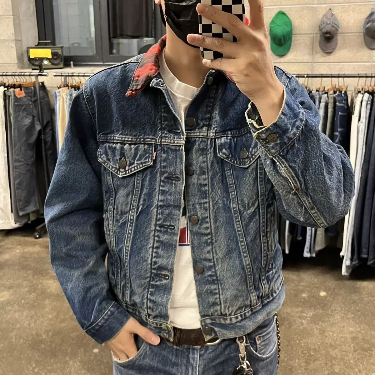 80s USA Levis 데님 트러커 자켓 (100)