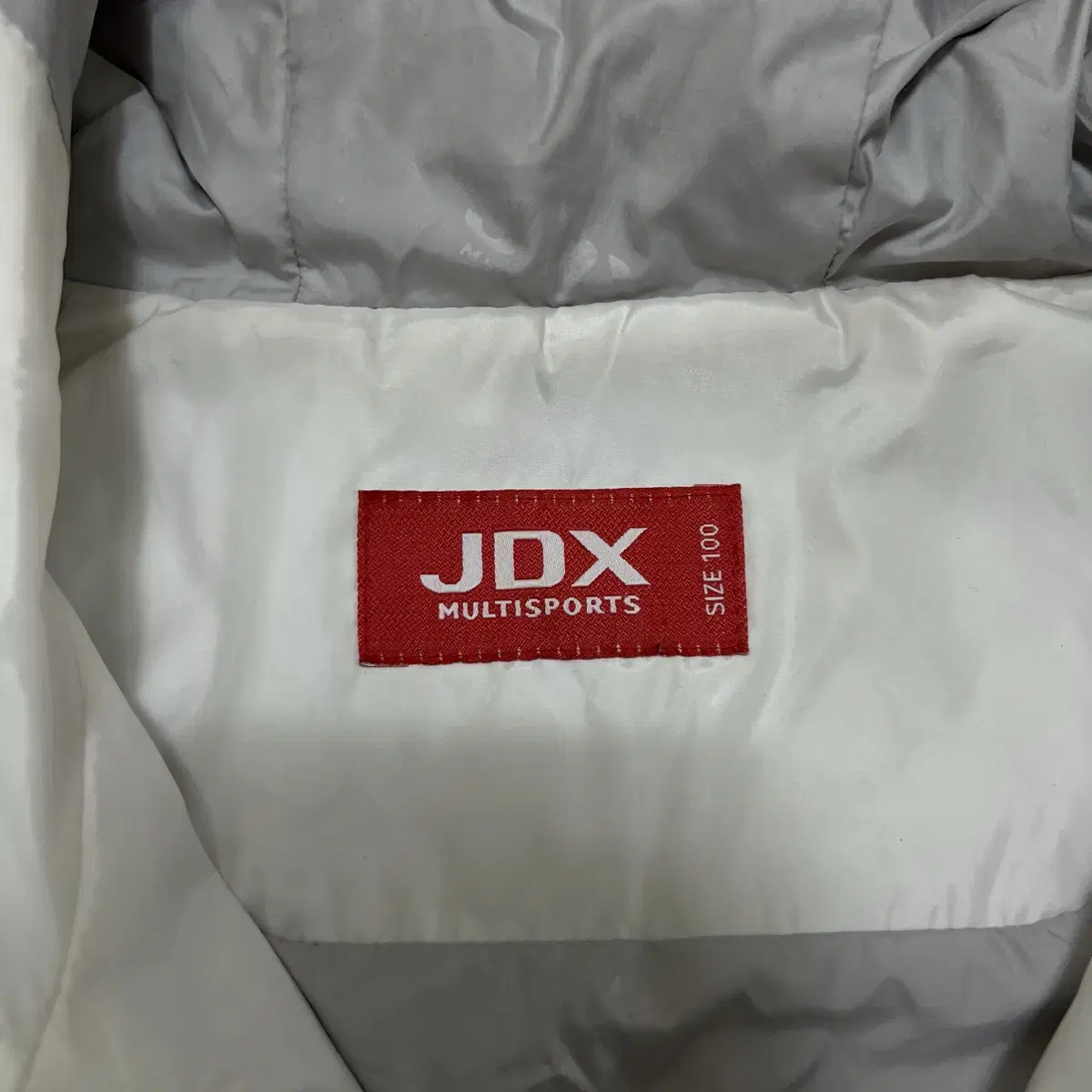 JDX 여성 레이어드 후리스 퀄팅자켓 패딩 점퍼 100 L