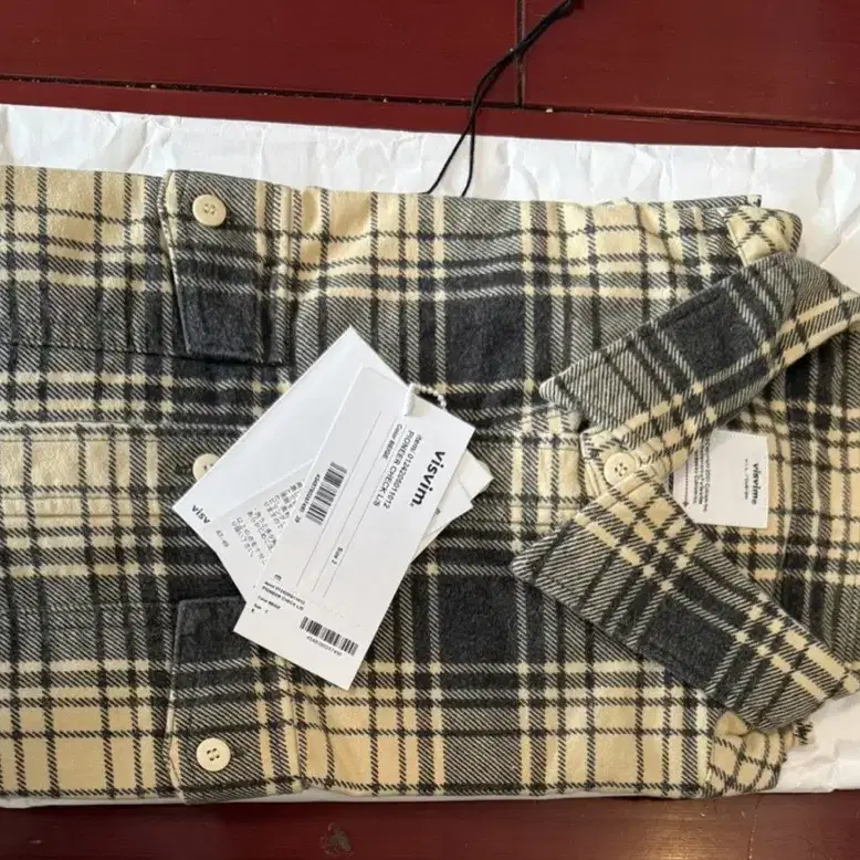 [2]비즈빔24AW Pioneer Check L/S 파이오니아 셔츠